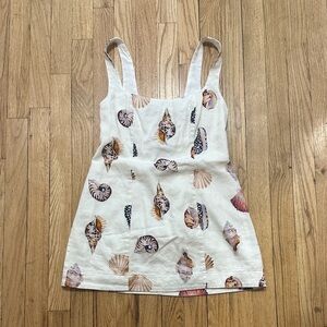 Show Me Your Mumu - Steph Mini Dress Shell Linen